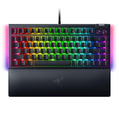 Razer レイザー BlackWidow V4 75% ホットスワップ対応でキースイッチを交換し望み通りのキー感触にカスタマイズ可能なメカニカルキーボード オレンジ タクタイル メ・
