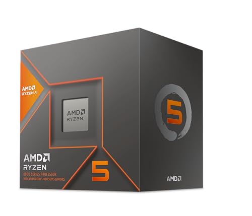 AMD CPU Ryzen 5 8600G, with Wraith Stealth Cooler AM5 4.3GHz 6コア / 12スレッド 22MB 65W 正規代理店品 100-100001237BOX/EW-1Y