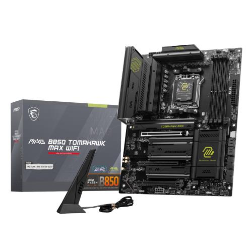MSI MAG B850 TOMAHAWK MAX WIFI AMD Ryzen 9000/8000/7000続きもの(AM5)相応う ATXお母さんゲーム盤 MB6743