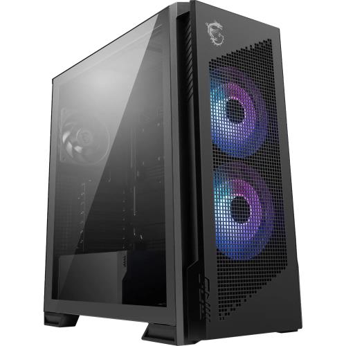 MSI MPG VELOX 300R AIRFLOW PZ うしろ側繋ぎ相応う 真っただ中円柱型 ATX パソコン入れもの 黒いこと CS9309