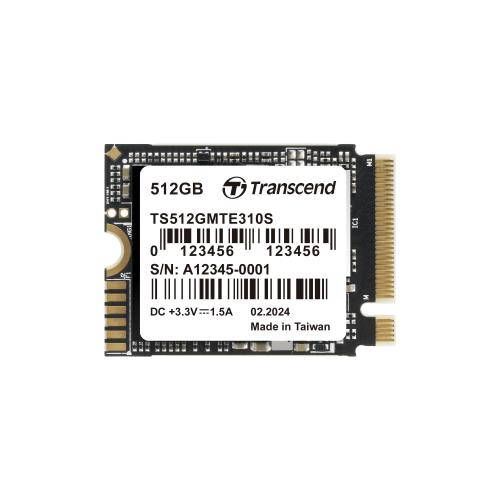 トランセンド M.2 NVMe SSD 512GB 2230 PCIe Gen44 最大読込み:3,300MB/s 最大書込み:1,700MB/s M Key TS512GMTE310S-E