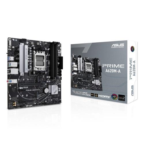 ASUS PRIME A620M-A AMD Ryzen 7000 続きもの AM5 相応う A620 積み上げる mATX 御母さんゲーム盤/国内定まり代わりになる店品