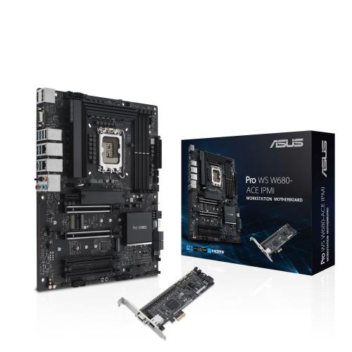 ASUS INTEL W680 (LGA 1700) ATX お母さんゲーム盤 PRO WS W680-ACE IPMI 国内置き目代わりになる店品