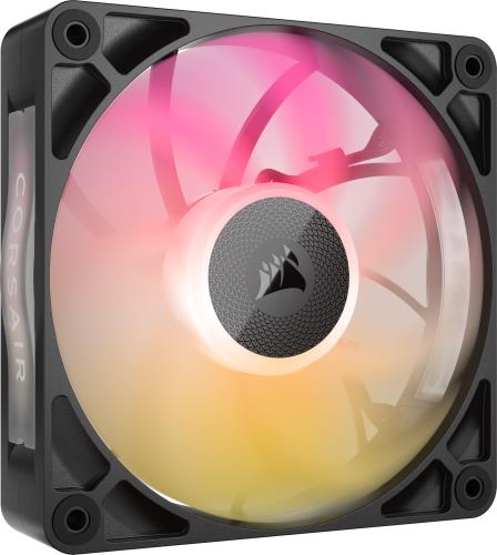 CORSAIR iCUE LINK RX120 MAX RGB 取りひろげる一揃いの道具 120粍 PWM パソコン入れもの気違い 30粍厚 シングル風呂敷き包み 黒いこと CO-9051033-WW