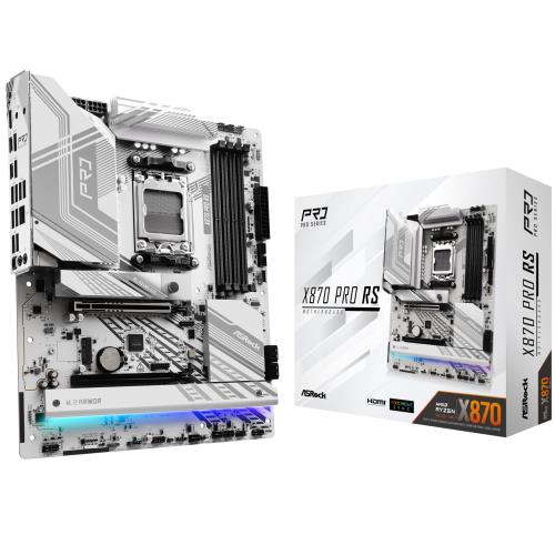ASRock お母さんゲーム盤 X870 Pro RS AMD Ryzen 9000 続きもの 中央処理装置 (Soket AM5) 相応う X870 手当て仕掛ける ATX お母さんゲーム盤 国内置き目代わりになる店品