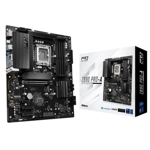 ASRock お母さんゲーム盤 Z890 Pro-A Intel 中央処理装置 Core Ultra (LGA1851) 相応う Z890 手当て仕掛ける DDR5 ATX お母さんゲーム盤 国内置き目代わりになる店品