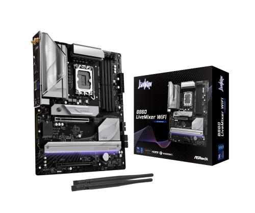 ASRock お母さんゲーム盤 B860 LiveMixer 無線LAN Intel 中央処理装置 Core Ultra (LGA1851) 相応う B860 手当て仕掛ける DDR5 ATX お母さんゲーム盤 国内置き目代わりになる店品