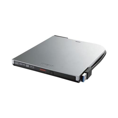 バッファロー BRXL-PTV6U3-SVB(シルバー) USB3.2(Gen1) 対応 ポータブルBD 書込ソフ