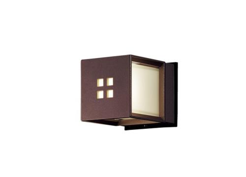 パナソニック (Panasonic) 合切袋点火装置 門ばしら灯 LED白熱電球4.3W1灯 壁直付/据え置き滑りだし型 密閉/防雨型 LED白熱電球取り替えっこ型 白熱電球色 ダークブラウンメタリック/乳白 幅130奥ふかさ165高さ130粍 LGW85040AF