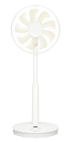 2025年発売パナソニック 扇風機 3種モード搭載(おまかせ、おやすみ、部屋干し) 「なめらか気流９枚羽根」静音DCモーター 切/入タイマーリモコン付 ホワイト F-C339C-W