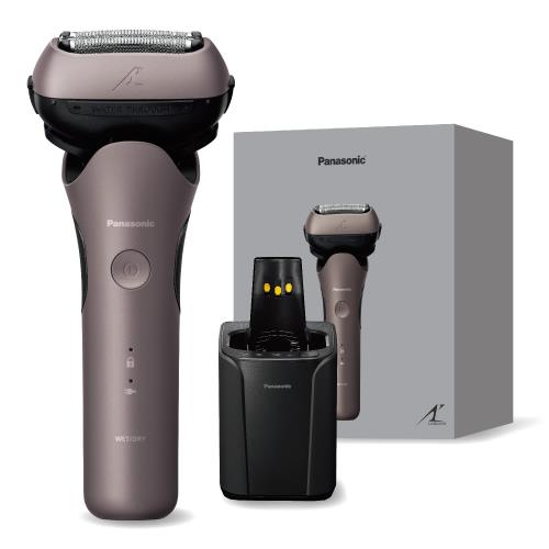パナソニック メンズ シェーバー ラムダッシュ 3枚刃 電動 髭剃り 全自動洗浄充電器/ACアダプター充電 密着3Dヘッド ES-L381W-N ブラウンゴールド