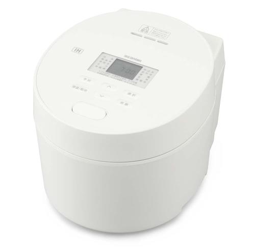お手入れ簡単/進化した早炊き アイリスオーヤマ 炊飯器 3合 IH式 一人暮らし 50銘柄炊き分け機能 早炊き25分 極厚火釜使用 おこのみ炊き分け RC-ISA30-W ホワイト｜GOODWOODS