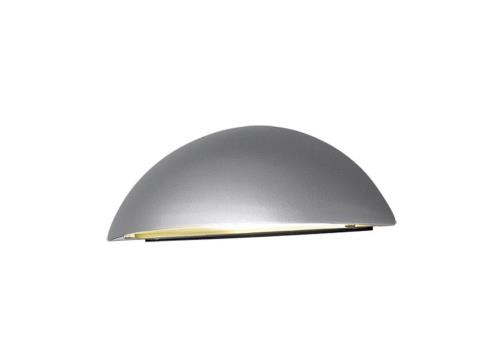 パナソニック (Panasonic) 看板灯 LED白熱電球4.3W1灯 壁直付型 防雨型 LED白熱電球取り替えっこ型 明るさ検知器付 白熱電球色 シルバーメタリック 幅282奥ふかさ100高さ98粍 LGWJ85104S