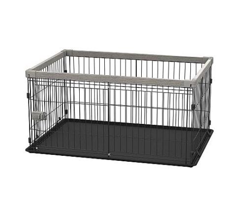 アイリスオーヤマ 犬 サークル ウッディシステムサークル SWS-1200 アッシュグレー