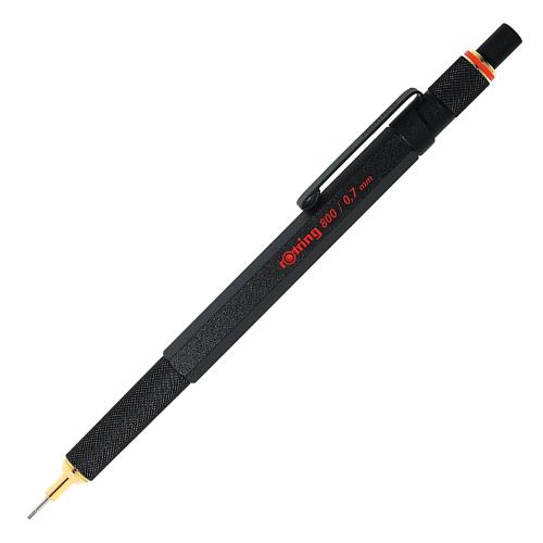 ロットリング シャープペン メカニカルペンシル 800 0.7mm ブラック 1904446 正規輸入品|GOODWOODS
