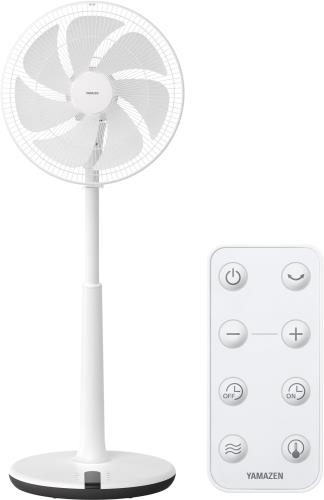 [山善] 扇風機 リビング DC原動機 静音 節電 省エネ 決定付ける自動小銃首商い口 気温感知器申し受ける 風量12度合い自然調整 入切タイマー 遠隔操作付き添い人 ご機嫌リビング扇風機 白いこと YHX-BED351(W) その他-キッチン用品・食器・調理器具