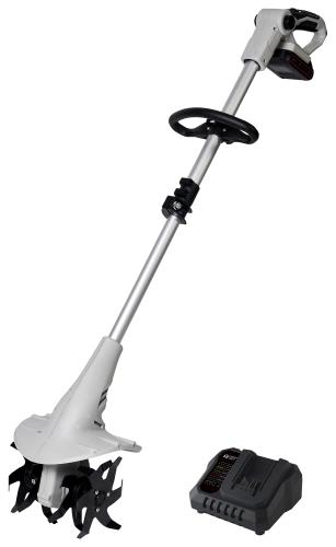 山善(YAMAZEN) 申し受ける式 耕運機 18V 電動 身寄り用 軽さ 小型 蓄電池付き添い人 耕幅200粍 伸縮式極点 身寄り家庭菜園 農林 耕うん機 CV-1825S