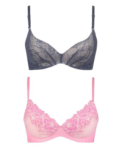 [舞台の袖/ワコール] ブラジャー２枚仕掛ける シンクロブラジャー ノン導線ブラジャー MB8020 レディース GB L