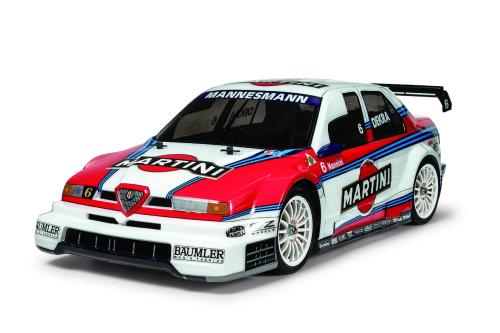 タミヤ 1/10 電動RCカーシリーズ No.606 アルファロメオ 155 V6 TI マルティーニ (TT-02シャーシ) オンロード 58606