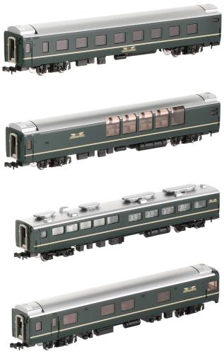 TOMIX Nゲージ 24系25形 トワイライトエクスプレス 増結仕掛けるA 4両 98360 鉄道線路ひな型 客車