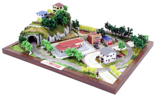 ロクハン(Rokuhan) Zゲージ 壁掛けタイプジオラマセット S071-2 鉄道模型用品