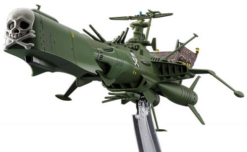 ハセガワ クリエイターワークスシリーズ 劇場版 銀河鉄道999 宇宙海賊戦艦 アルカディア 1/2500スケール 色分け済みプラモデル CW20 ブラウン,ホワイト,クリアー画像