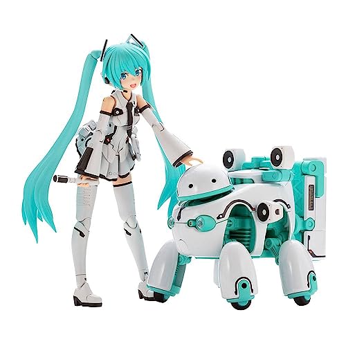 壽屋(KOTOBUKIYA) フレームミュージックガール 初音ミク [マルットイズVer.] with TAMOTU [ミクVer.] 全高約150粍 ノン規模 プラモデル 働きかける色 FG145