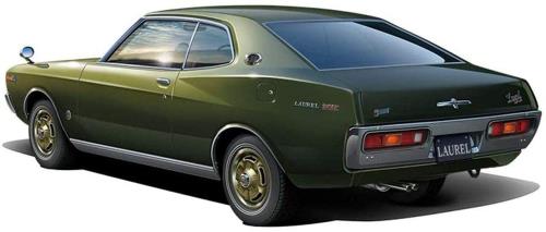 青島文化教材社 1/24 ザモデルカーシリーズ No.14 ニッサン KHC130 ローレルHT2000SGX 1972 プラモデル