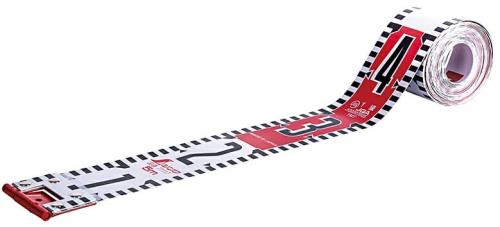 シンワ測定(Shinwa Sokutei) ロッドテープ ガラス繊維製 5m 巾60mm JIS クリアパック 77233