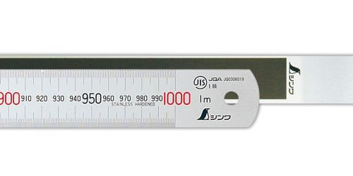 シンワ測定(Shinwa Sokutei) マグネチックスケール シルバー 100cm 13544