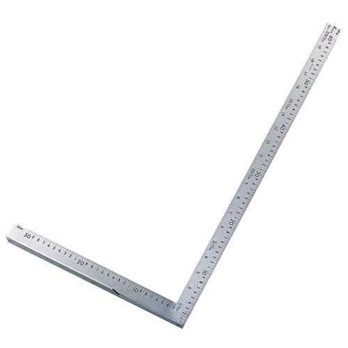 シンワ測定(Shinwa Sokutei) L型万能定規 600mm 筋交なし 1807ah 77885