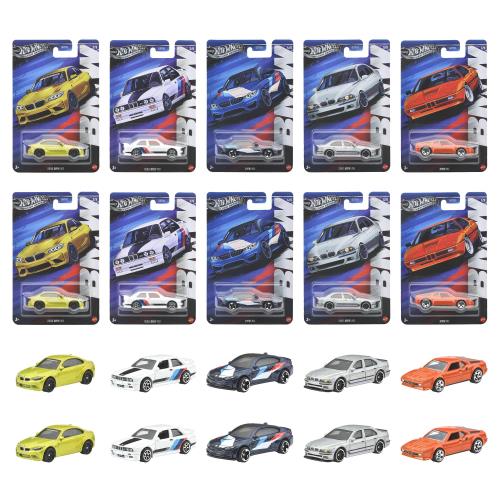 ホットウィール(Hot Wheels) セレブレーション アソート - BMW Mシリーズ 乗り物おもちゃ ミニカー 10台入り BOX販売 3歳から マルチ 986N-GRT01｜GOODWOODS