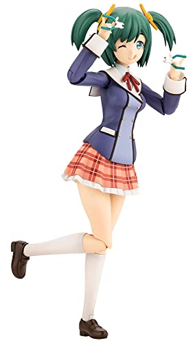 壽屋(KOTOBUKIYA) 創彩うしろ帯運動場 寿 武希子若葉成人女性上級高等学校冬服 全高155粍 1/10規模 プラモデル
