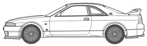 フジミ模型 1/24 湾岸ミッドナイトシリーズ No.4 日産 スカイライン GT-R (R33) RGO 湾岸-4画像