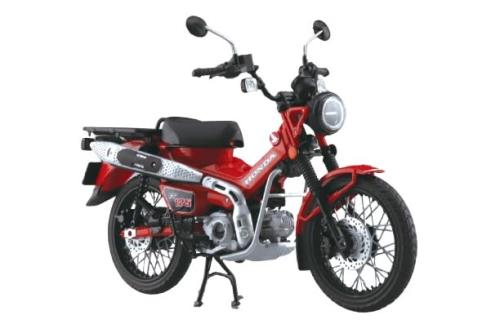 スカイネット 1/12 完成品バイク ホンダ CT125 ハンターカブ グローイングレッド