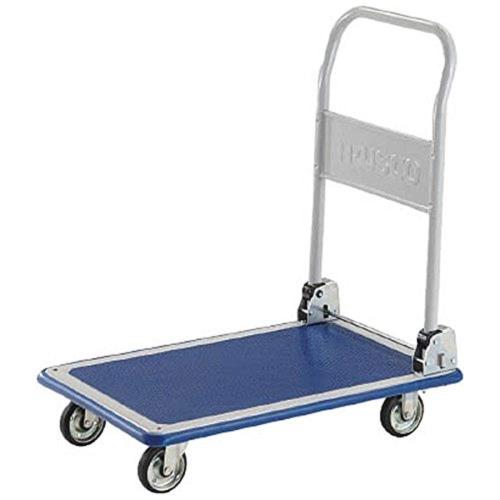 トラスコ中山(TRUSCO) ドンキーカート 折りたたみ式 手押し車 青色 740480145粍 軽さ 101N