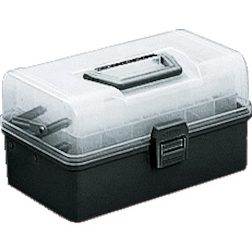 TRUSCO(トラスコ) ホームケース 321X195X165 黒 HP-320-BK 12個 ケース販売