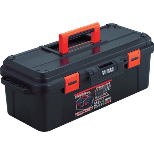 トラスコ中山(TRUSCO) スーパーハードボックス 全長620粍 持ちやすく、滑りにくいラバーグリップを召しかかえる 両側面には三尺帯通しとツールホルダを据え付ける 6個 容れもの売りわたす TSHB-620