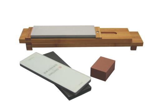 ZWILLING ツヴィリング 「 ボブクレーマー シャープニングキット 日本製 」剃刀砥 書き割り 水剃刀砥 荒砥 中砥 完成 400 1000 5000 日本定め事売りわたす品 BOB KRAMER 34999-403