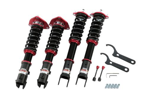 BLITZ(ブリッツ) 車高調 レンチ付 ランサーエボリューション7~9/ランサーエボリューションワゴン CT9A/CT9W ダンパー サスペンション フロント リア 4本セット 全長調整式 減衰力32段調整 DAMPER ZZ-R 92766|GOODWOODS