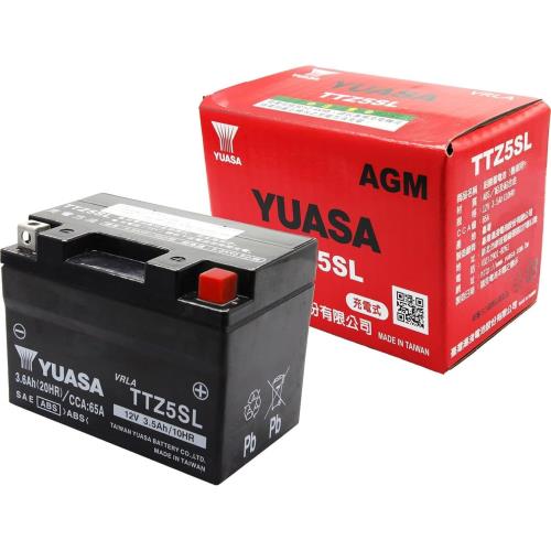 台湾ユアサ TTZ5SL シールド型 AGM バイク用バッテリー (TAIWAN YUASA) 液入充電済