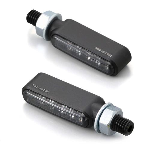 デイトナ(Daytona) HIGHSIDER(ハイサイダー) バイク用 LED ウインカー ブラストブラック ブロンクス 15365