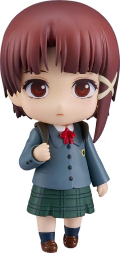 ねんどろいど serial experiments lain 岩倉玲音 ノンスケール プラスチック製 塗装済み可動フィギュア画像
