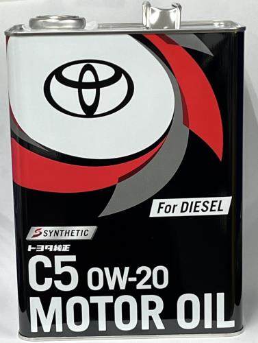 楽天市場】TOYOTA トヨタ 純正 ディーゼルエンジンオイル C5 0W-20 4L