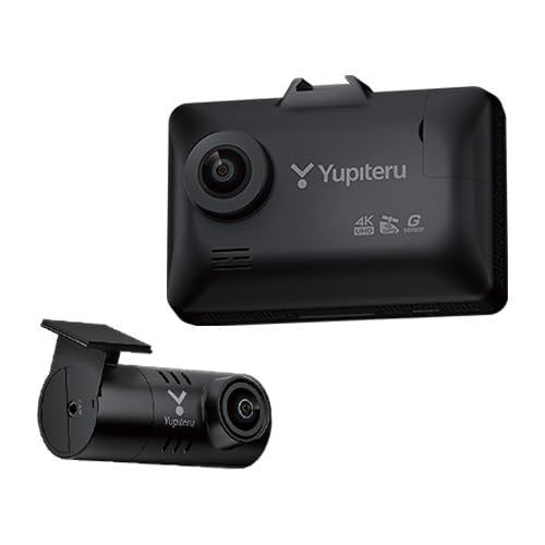 YUPITERU ユピテル ドライブレコーダー Y-119d 駐車監視機能標準搭載 前後2カメラ フロント4K記録(ULTRA HD) 超 記録 リア200万画素 夜間も鮮明記録 FullHD 対角(フロント165°リア160°) 広角 液晶 SDカードフォーマット不要 GPS Gセンサー(衝撃録画) HDR(フロントリア) Web