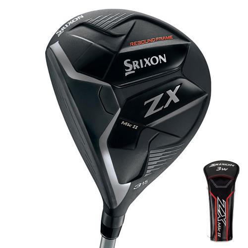 ダンロップ(DUNLOP) スリクソン ZX MKII フェアウェイウッドカタログ純正シャフト装着モデルDiamana ZX-II50 カーボンシャフト メンズ 左利き ロフト角:15度 番手:#3 フレックス:S 2022年モデル