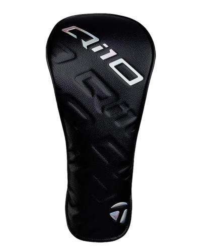 TaylorMade ゴルフQiデザイナー ドライバーヘッドカバー ウッドクラブヘッドカバー Qi10、20、ブラック