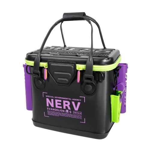EVADRESS バッカンミニ 17L エヴァンゲリオン コラボ 釣り用バケツバッカン 約17L ロッドホルダー EVA 多機能 ケース 防水 収納コンテナ タックルバッグ グッズ｜GOODWOODS