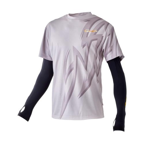 がまかつ(Gamakatsu) GM3760 アルテマクールTシャツ(アームカバー付き) ライトグレー L