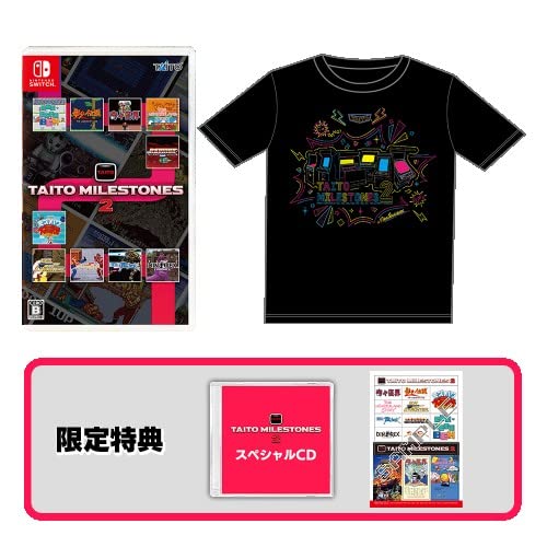 エビテン限定タイトーマイルストーン2 ファミ通DXパック スペシャルCD付き（エビテン/特典オリジナルステッカー同梱）TシャツサイズM